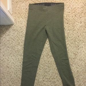 Army green soft and comfy garage leggings